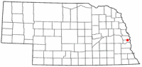 Location of La Vista, Nebraska