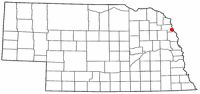 Location of Macy, Nebraska