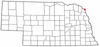 Location of South Sioux City, Nebraska