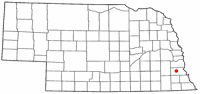 Location of Syracuse, Nebraska