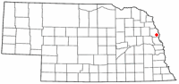 Location of Tekamah, Nebraska