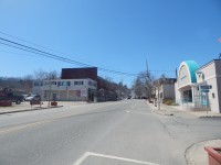 Downtown Branchville along with County Route 630.