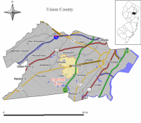Census Bureau map of Cranford, New Jersey