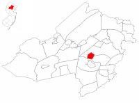 Census Bureau map of Morris Plains, New Jersey