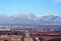 View of Las Cruces, NM with the Organ Mountains National Monument