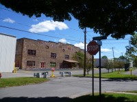 The old Brockport Cold Storage Co. Building on the corner of Oxford and Spring Streets.