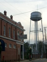 The water tower in Bladenboro