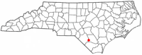 Location of Bladenboro, North Carolina