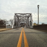 Hertford's famous 'S-Bridge,' the last S-shaped swing bridge in the world