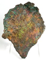 Oxidized botryoidal Hematite with a distinctive multi-colored patina, from Crowders Mountain Iron Prospect near Kings Mountain