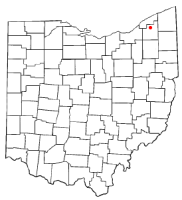 Location of Chardon, Ohio