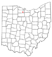 Location of Clyde, Ohio