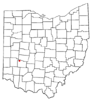 Location of Fairborn, Ohio