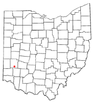 Location of Miamisburg, Ohio