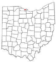 Location of Port Clinton, Ohio