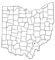 Location of The Plains, Ohio