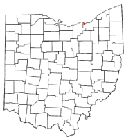 Location of Westlake in Ohio