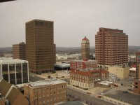 Downtown Bartlesville viewed from the Price Tower