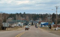 Highway 17 through Bruce Mines.