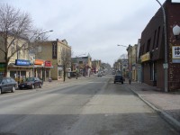 Downtown Mount Forest in March 2009.