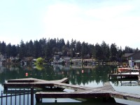 Oswego Lake is in the center of town.