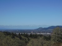 Springfield from Mount Pisgah, looking north, with some of Eugene in the west