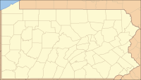 Location of Paoli in Pennsylvania
