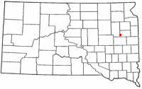 Location of Bryant, South Dakota
