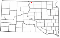 Location of Herreid, South Dakota