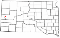 Location of Sturgis, South Dakota