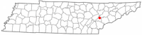 Location of Lenoir City, Tennessee