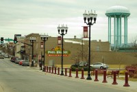 Main Street and water tower