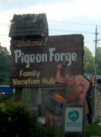View of Pigeon Forge