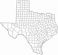 Location of Dalhart, Texas