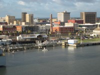 Downtown Galveston in June 2011