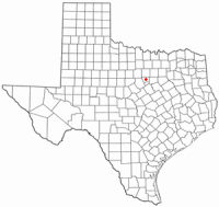 Location of Granbury, Texas