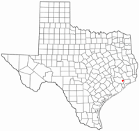 Location of Highlands, Texas