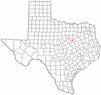 Location of Hillsboro, Texas