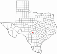 Location of Kerrville, Texas
