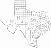 Location of Lamesa, Texas