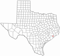 Location of League City, Texas