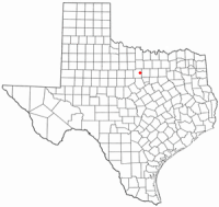 Location of MineralWells, Texas