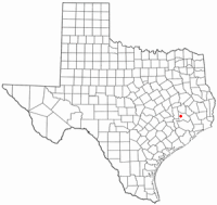 Location of Montgomery, Texas
