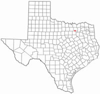 Location of Murphy, Texas