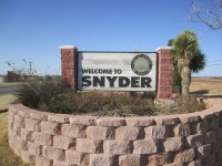 Location of Snyder, Texas