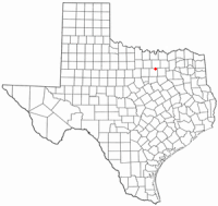 Location of Southlake, Texas