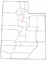 Location of Orem, Utah