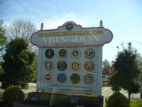 Abingdon Welcome Sign