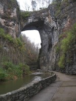 Natural Bridge with a person underneath for comparison