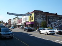 Main Street in Radford, Virginia.
